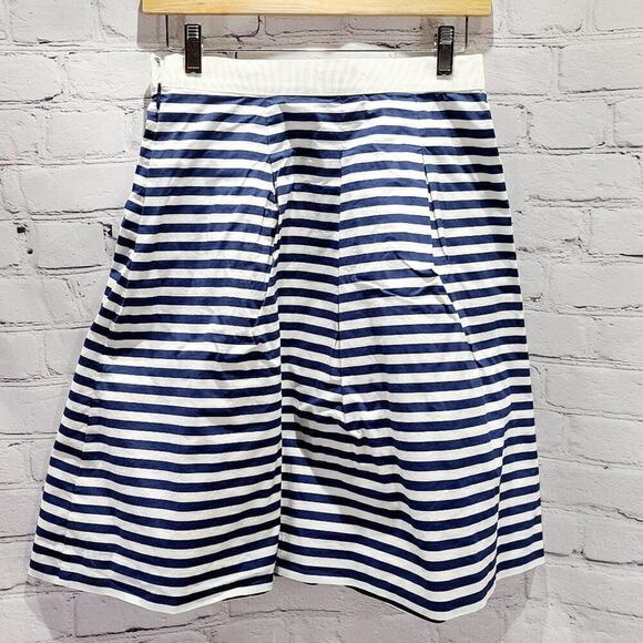 LOFT black and white stripped midi skirt - Picture 10 of 14